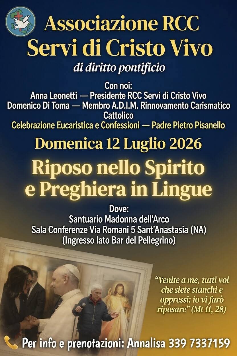 Riposo nello Spirito e Preghiera in Lingue: una giornata di grazia e rinnovamento spirituale